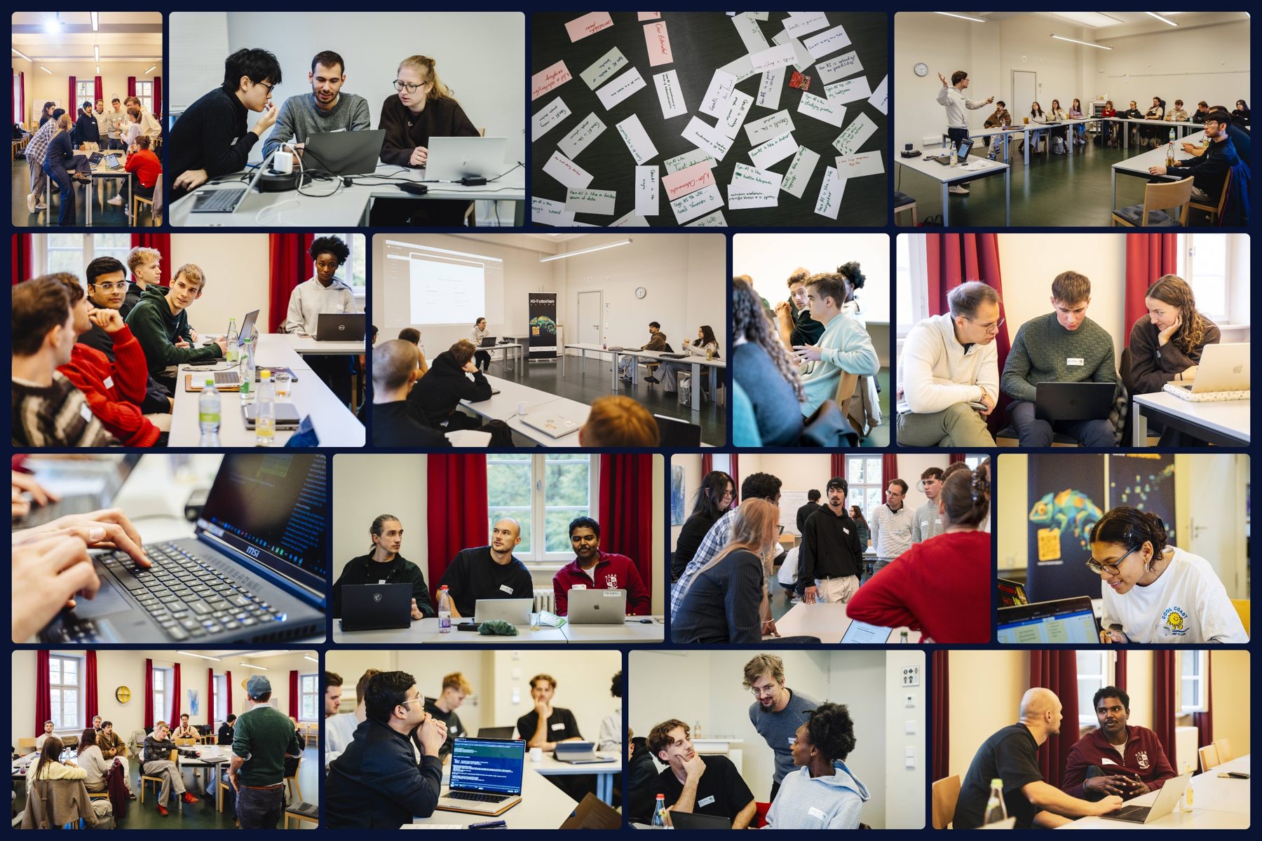 Collage aus den Workshops beim Kick-off